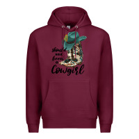 Burgundy Should Have Been A Cowgirl Premium Hoodie - JahusDesignShop