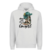 Dove Grey Should Have Been A Cowgirl Premium Hoodie - JahusDesignShop