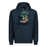 Navy Should Have Been A Cowgirl Premium Hoodie - JahusDesignShop