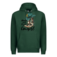 Sports Green Should Have Been A Cowgirl Premium Hoodie - JahusDesignShop