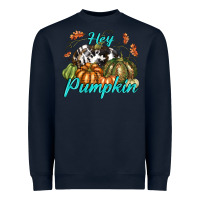 Navy Hey Pumpkin Heavyweight Sweatshirt - texasbilliewilder