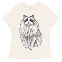 Bone Ragdoll Cat Ladies Tee - LillyAllenDesigns