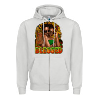 Dove Grey Black couple blessed Zipper Hoodie - HowdyJamesFarm