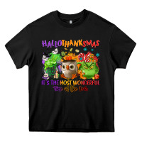 Black Hallothanksmas Heavy Core Tee - NancyCooperArtShop