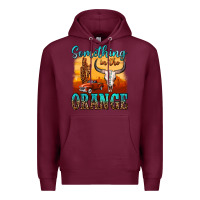 Burgundy something in the orange Premium Hoodie - OliviaCreatesArt