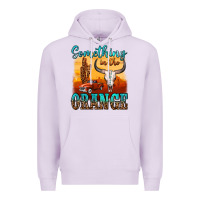 Lilac something in the orange Premium Hoodie - OliviaCreatesArt