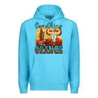 Ocean Blue something in the orange Premium Hoodie - OliviaCreatesArt