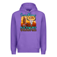 Purple something in the orange Premium Hoodie - OliviaCreatesArt