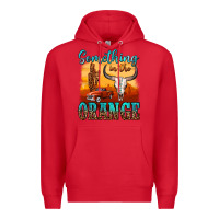 Red something in the orange Premium Hoodie - OliviaCreatesArt
