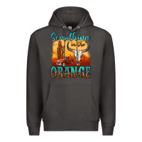 Smoke something in the orange Premium Hoodie - OliviaCreatesArt