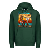 Sports Green something in the orange Premium Hoodie - OliviaCreatesArt