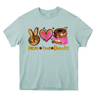 Arona peace love donuts Heavy Core Tee - AdoDesignShop