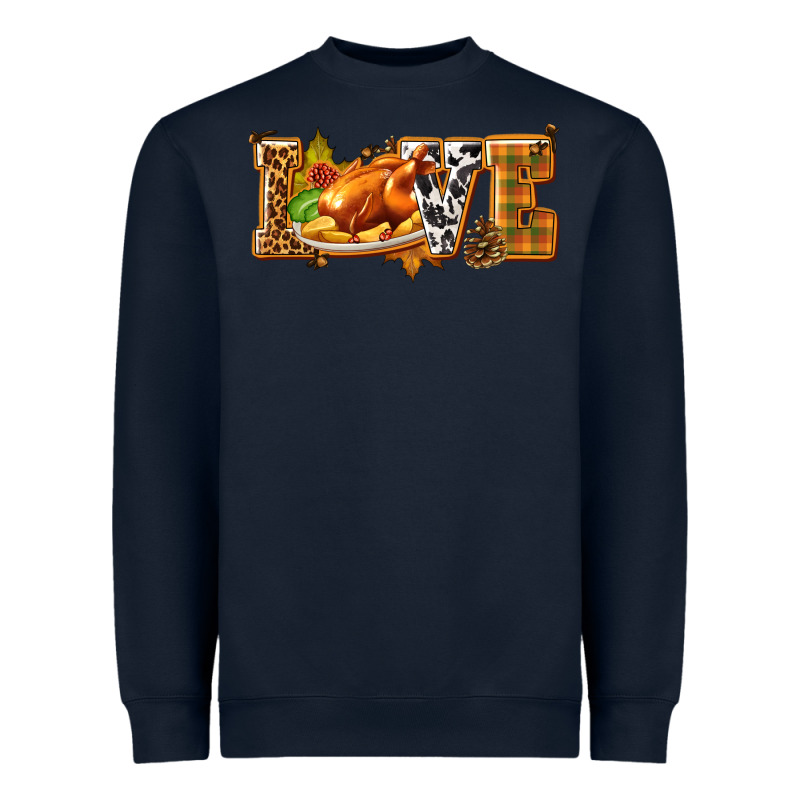 Love With Turkey Heavyweight Sweatshirt by texasbilliewilder | Teevron