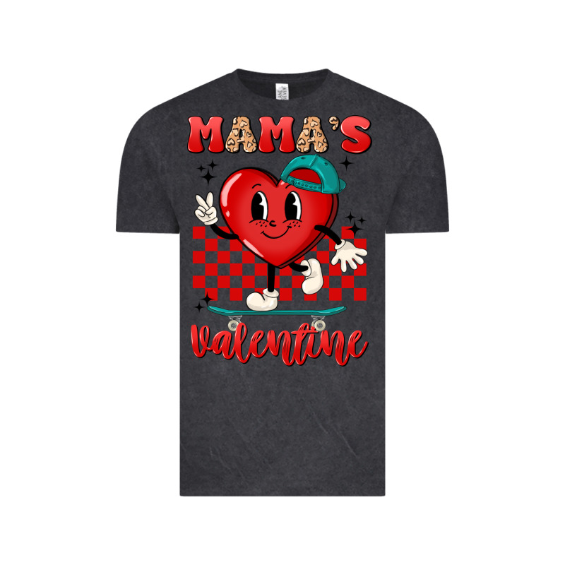 Skater Heart Valentines Day Art Vintage Tee by LillyAllenDesigns | Teevron