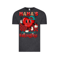 Vintage Black skater heart valentines day art Vintage Tee - LillyAllenDesigns