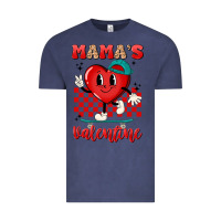 Vintage Denim skater heart valentines day art Vintage Tee - LillyAllenDesigns