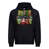 Black merry christmas yall Urban Hoodie - CowhideDigitalArt