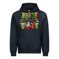 Navy merry christmas yall Urban Hoodie - CowhideDigitalArt