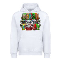 White merry christmas yall Urban Hoodie - CowhideDigitalArt