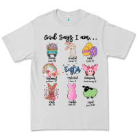 Dove Grey gos says ı am easter Premium Tee - MaliasSmallBusiness