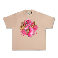 Burro breast cancer awareness ribbon with glitter pink l Urban Heavy Tee - LillyAllenDesigns