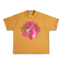Peanut Butter breast cancer awareness ribbon with glitter pink l Urban Heavy Tee - LillyAllenDesigns