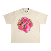 Sandshell breast cancer awareness ribbon with glitter pink l Urban Heavy Tee - LillyAllenDesigns