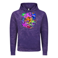 Cloud Purple halloween candy patches 1 Vintage Hoodie - BundleAndBundleShop