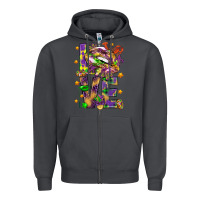 Smoke Mardi Gras love lips Zipper Hoodie - HowdyJamesFarm