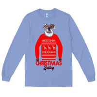 Colony Blue Christmas Buldog Long Sleeve Tee - Bettercallsaul