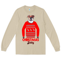 Mushroom Christmas Buldog Long Sleeve Tee - Bettercallsaul