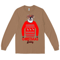 Toasted Coconut Christmas Buldog Long Sleeve Tee - Bettercallsaul