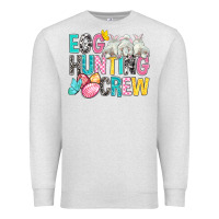 Oatmeal Heather Egg Hunting Crew easter Day Premium Sweatshirt - BundleAndBundleShop