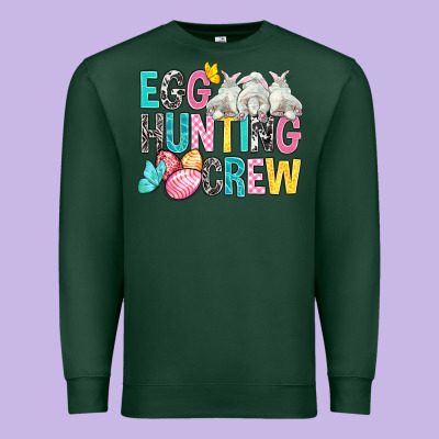 Egg Hunting Crew Easter Day Premium Sweatshirt Designed By Bundleandbundleshop
