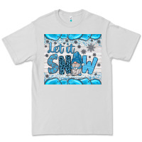 Dove Grey let it snow Premium Tee - JahusDesignShop