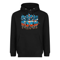 Black Boom boom Mama Mother's Day Heavyweight Hoodie - FaDigitalArtStudio