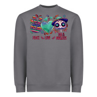 Storm Peace love dia de los muertos Heavyweight Sweatshirt - NancyCooperArtShop