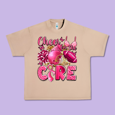 Cheer For The Cure Breast Cancer Urban Heavy Tee Designed By Lillyallendesigns