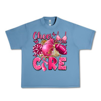 Pebble Blue cheer for the cure breast cancer Urban Heavy Tee - LillyAllenDesigns