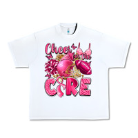 White cheer for the cure breast cancer Urban Heavy Tee - LillyAllenDesigns
