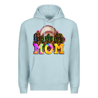Blue Mist baseball mom Premium Hoodie - OliviaCreatesArt
