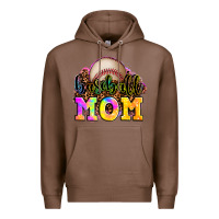 Chestnut baseball mom Premium Hoodie - OliviaCreatesArt
