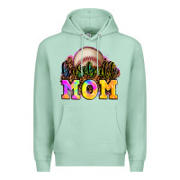 Seafoam baseball mom Premium Hoodie - OliviaCreatesArt