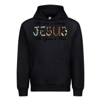 Black His Love is Strong Jesus His Grace is Free Urban Hoodie - CowhideDigitalArt