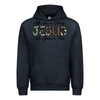 Navy His Love is Strong Jesus His Grace is Free Urban Hoodie - CowhideDigitalArt