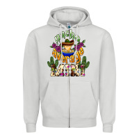 Dove Grey Nacho average mini Mexico Zipper Hoodie - HowdyJamesFarm