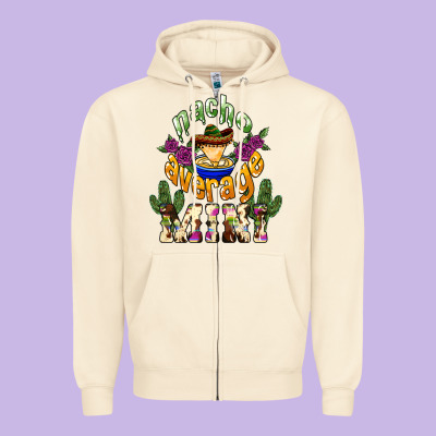 Nacho Average Mini Mexico Zipper Hoodie Designed By Howdyjamesfarm