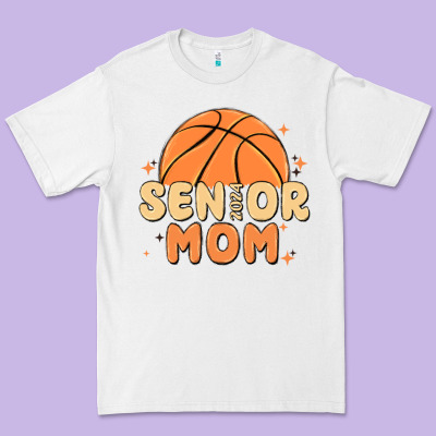 Senior Mom 2024 Premium Tee Designed By Maliassmallbusiness