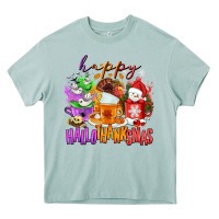 Arona Happy Hallothanksmas coffee cups Heavy Core Tee - NancyCooperArtShop