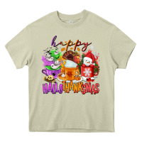 Mossy Happy Hallothanksmas coffee cups Heavy Core Tee - NancyCooperArtShop